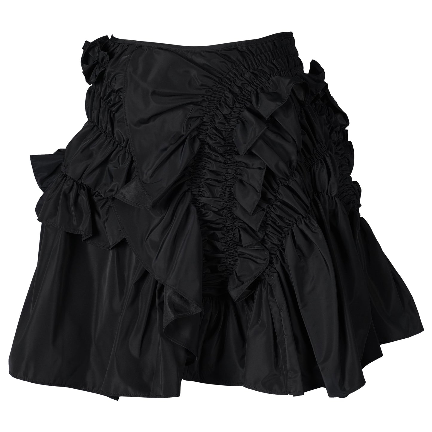 ODESSA SKIRT RECYCLED FAILLE / BLACK