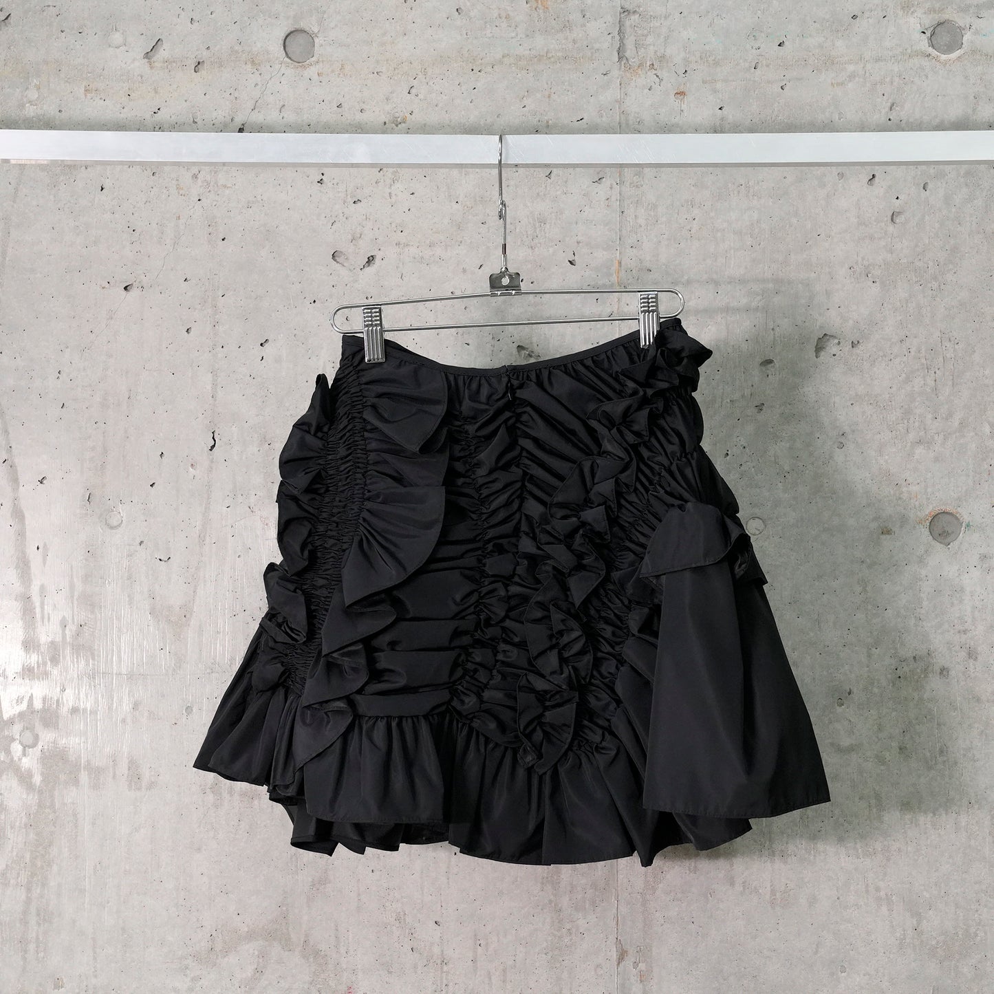 ODESSA SKIRT RECYCLED FAILLE / BLACK