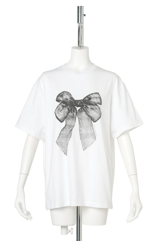 SHORT SLEEVE T-SHIRT WITH PRINT / WHITE/BLACK