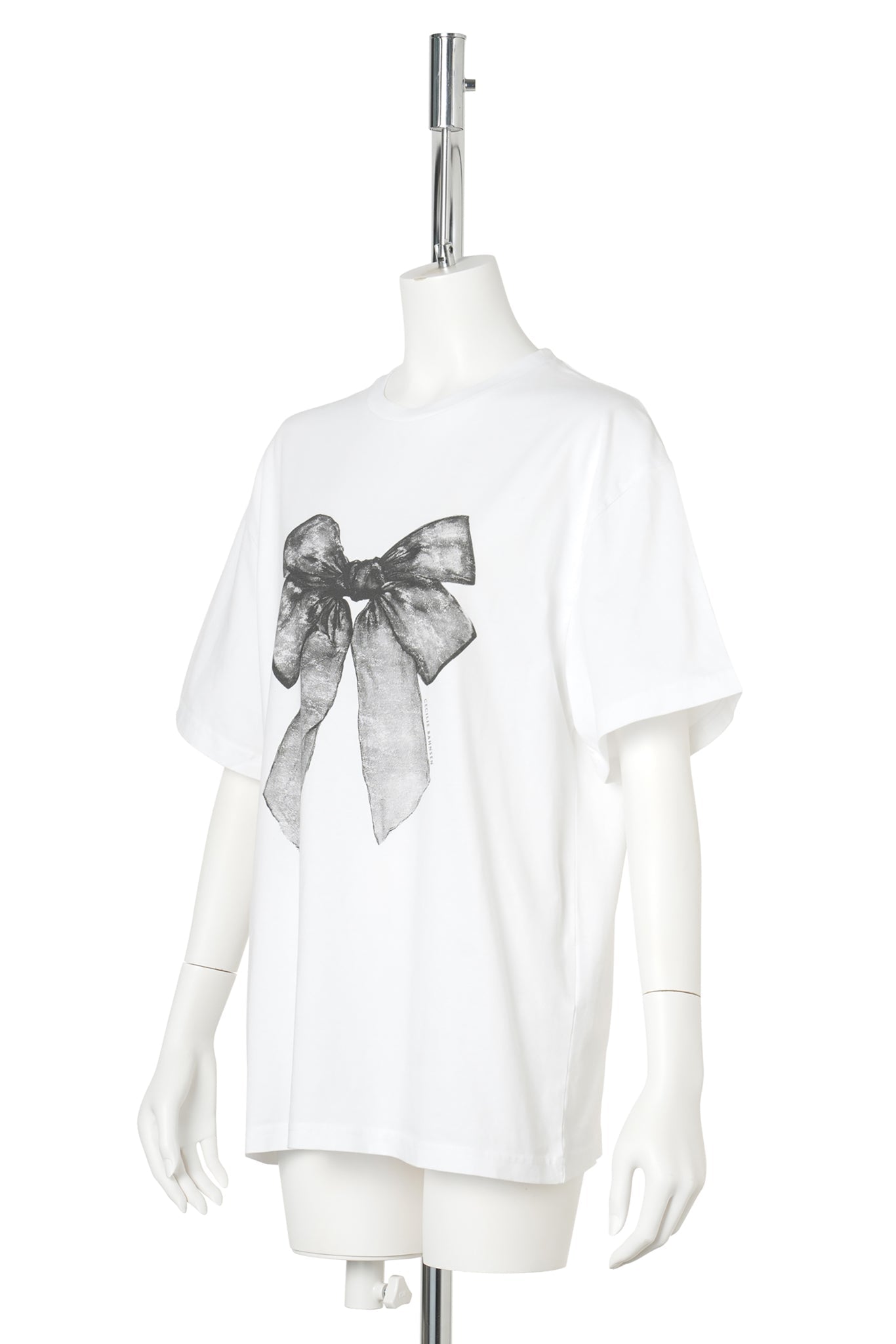 SHORT SLEEVE T-SHIRT WITH PRINT / WHITE/BLACK