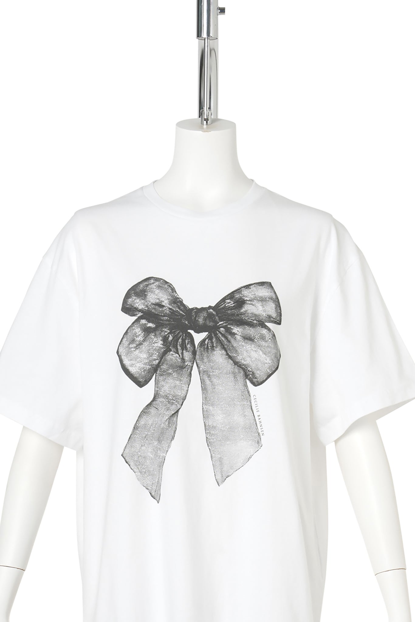 SHORT SLEEVE T-SHIRT WITH PRINT / WHITE/BLACK