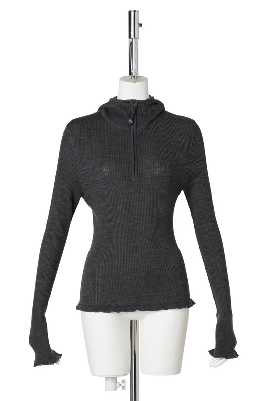 CBBELMA HOODIE / GREY MELANGE