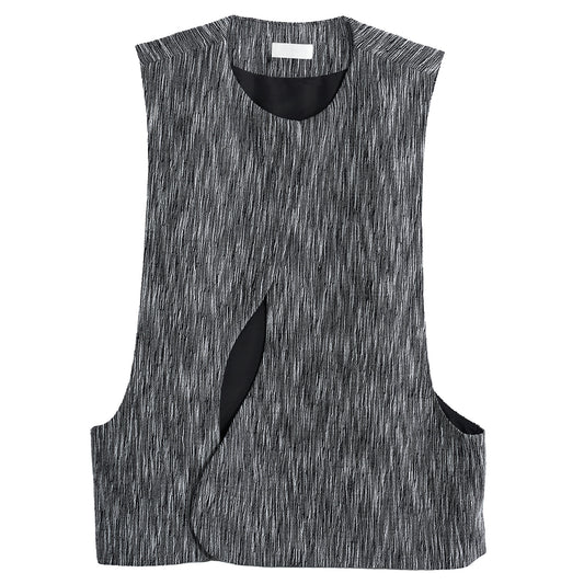 VEST / BLACK & WHITE