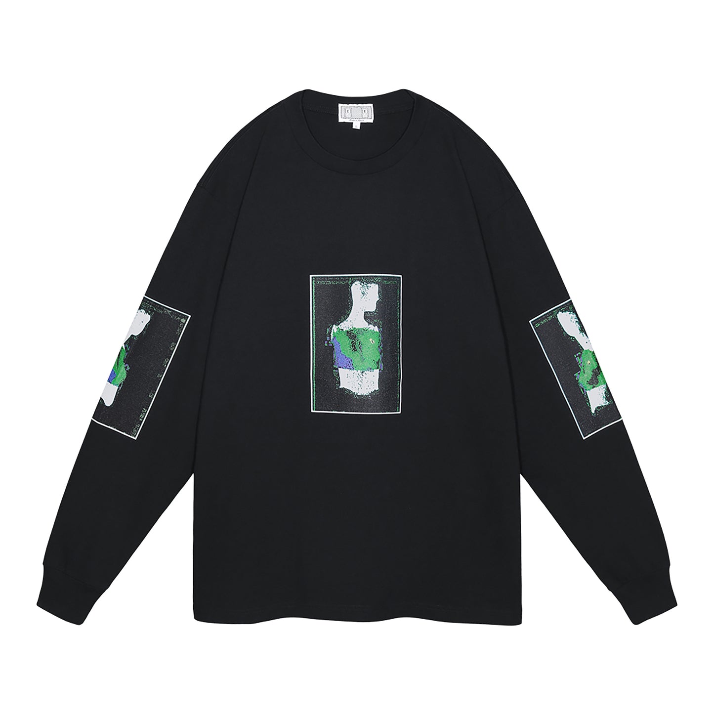 TORSHIN_SEQ LONG SLEEVE T / BLACK