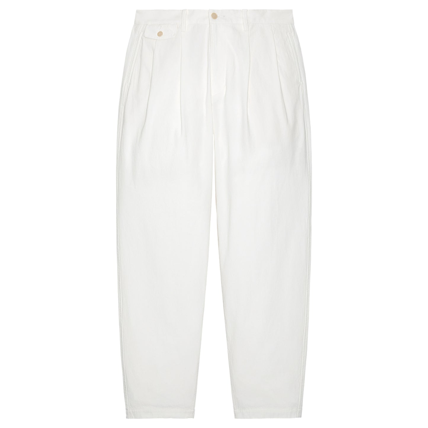 TWO TUCK PANTS / WHITE