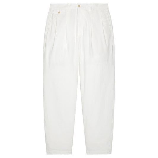 TWO TUCK PANTS / WHITE