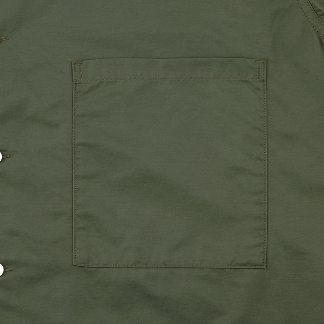 CN TWILL OPEN SHIRT / GREEN