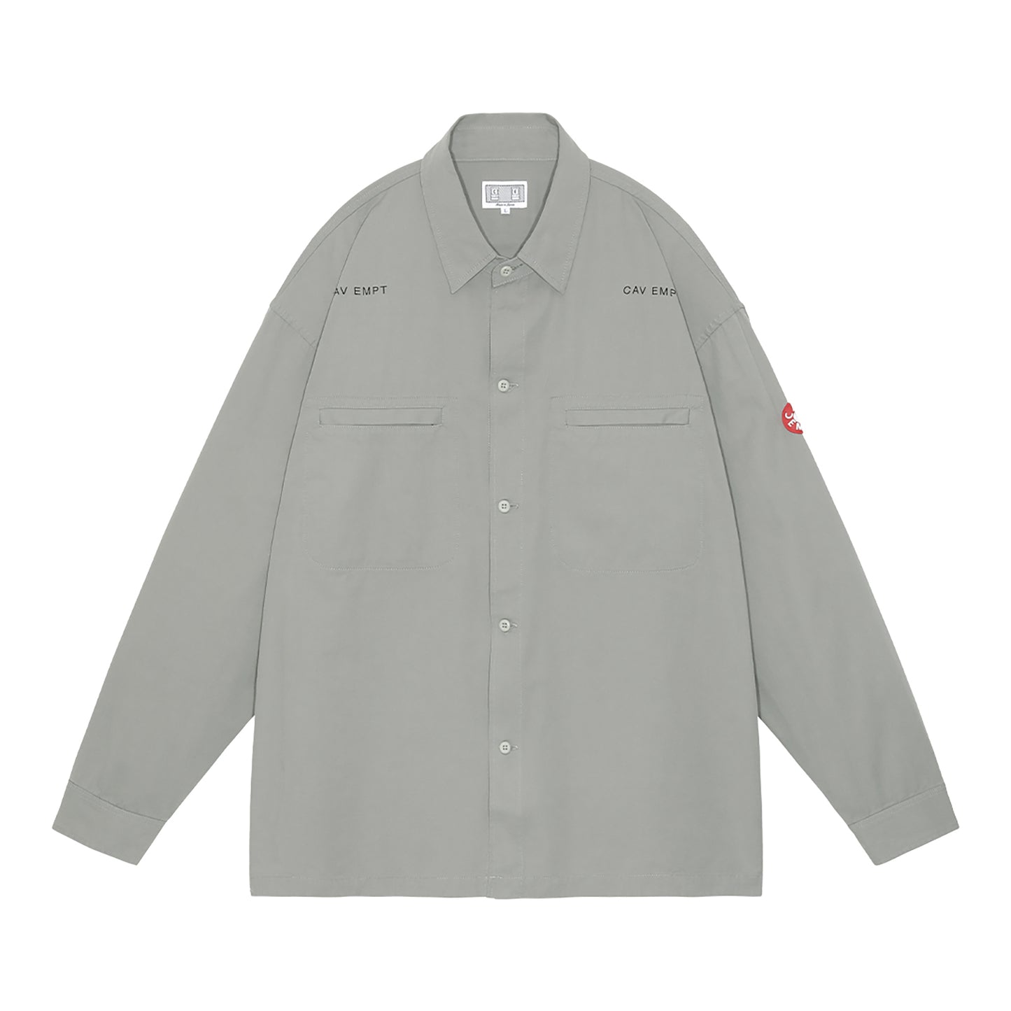 COTTON CASUAL SHIRT / GREY