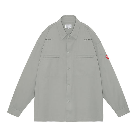 COTTON CASUAL SHIRT / GREY