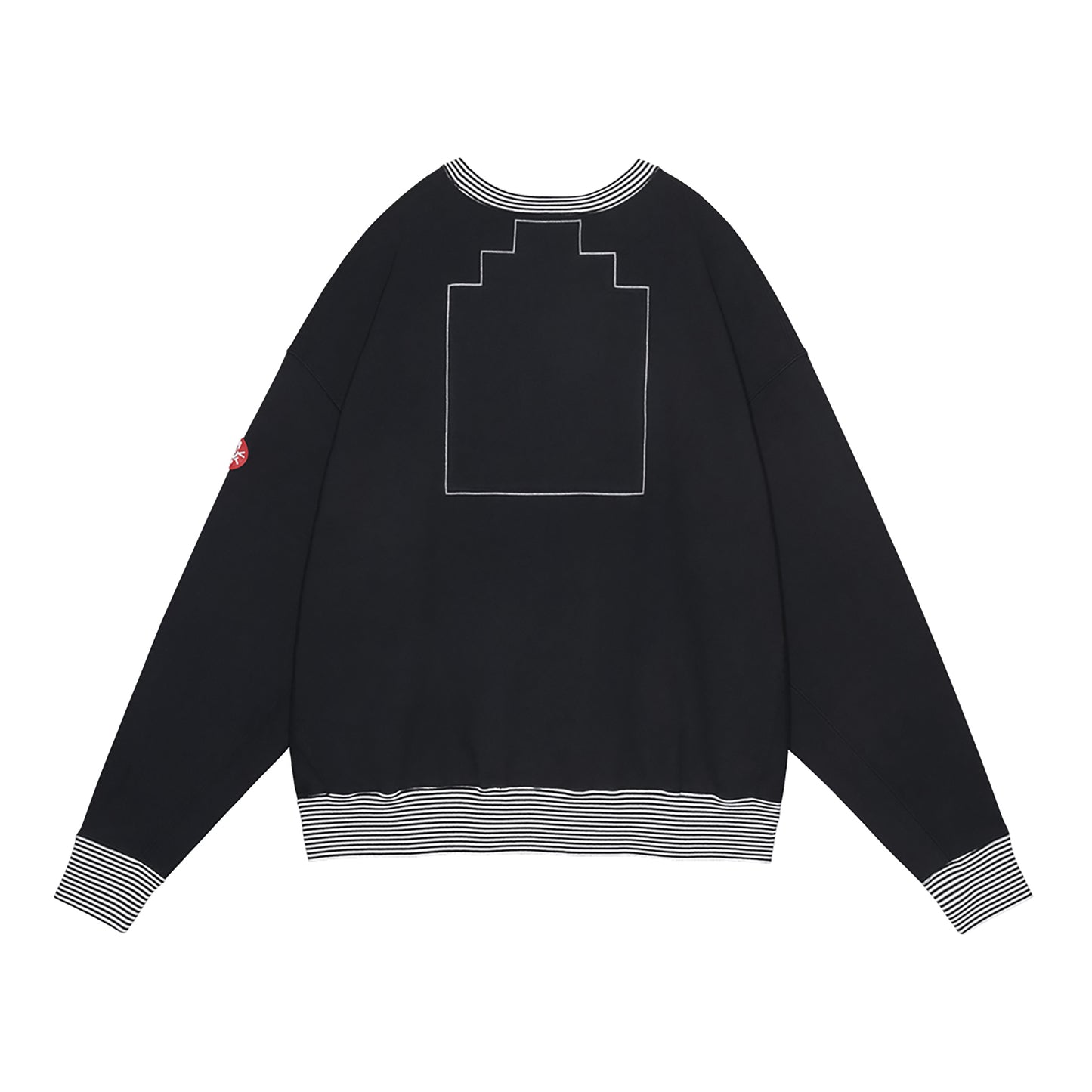 LIPS DISPLAY CREW NECK / BLACK