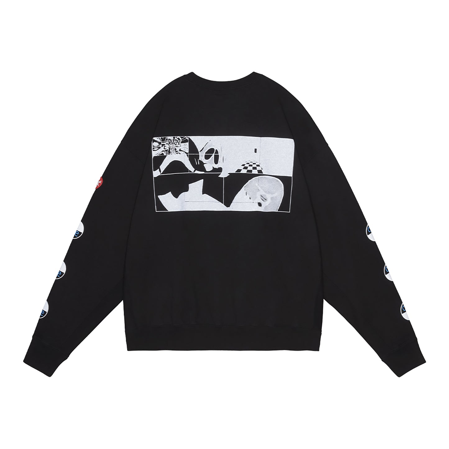 XO RIFF CREW NECK / BLACK
