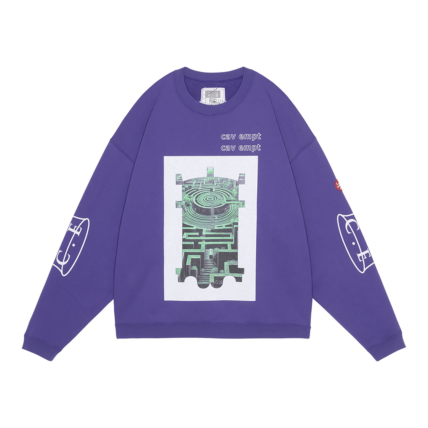 SCMCTY LOOSE CREW NECK / PURPLE