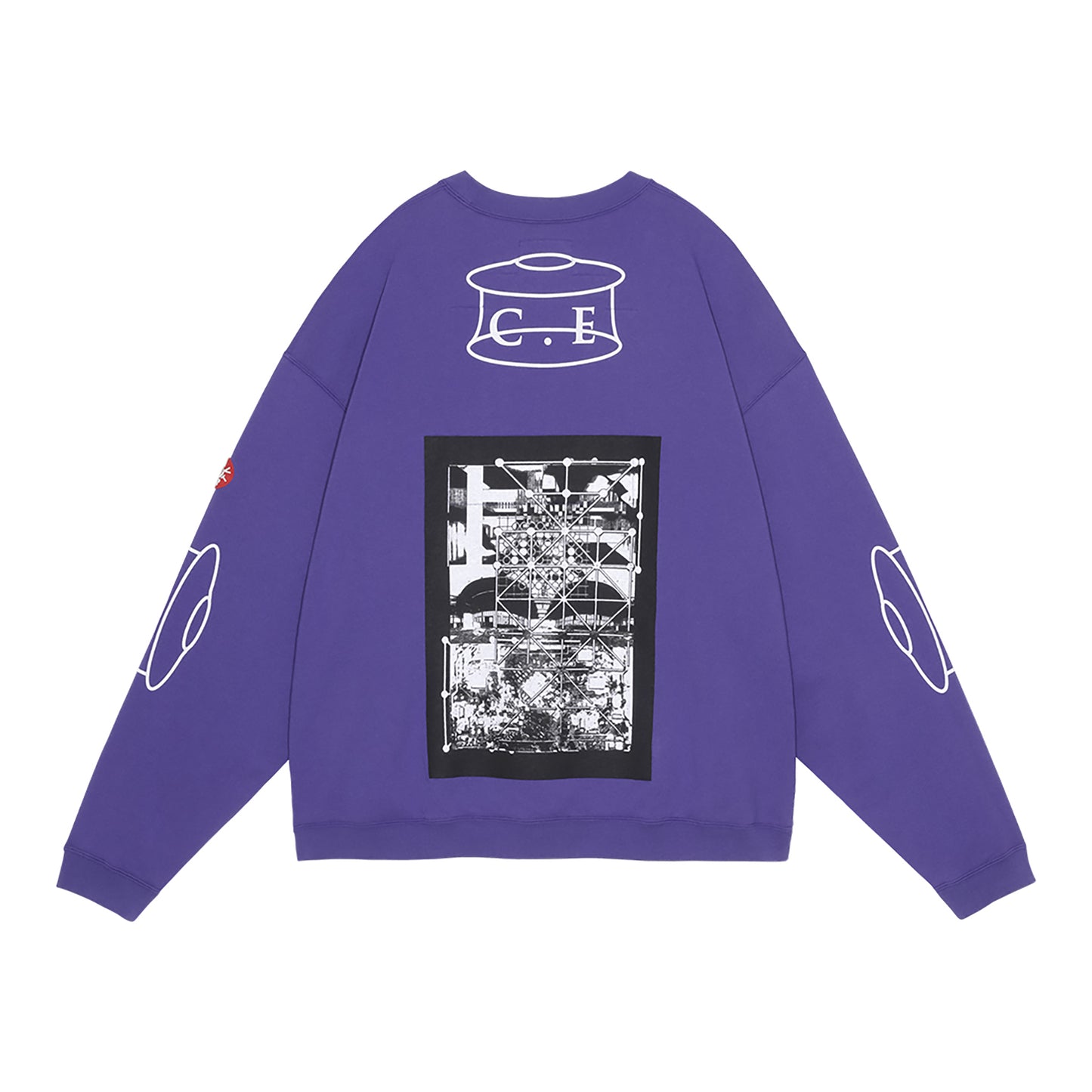 SCMCTY LOOSE CREW NECK / PURPLE