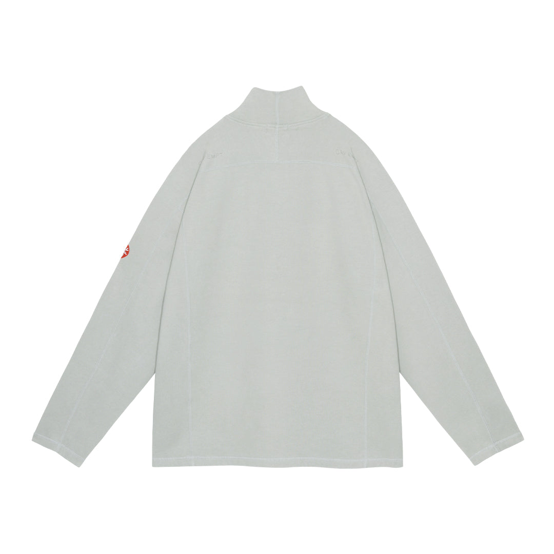 DBL KNIT HALF ZIP LONG SLEEVE / KHAKI