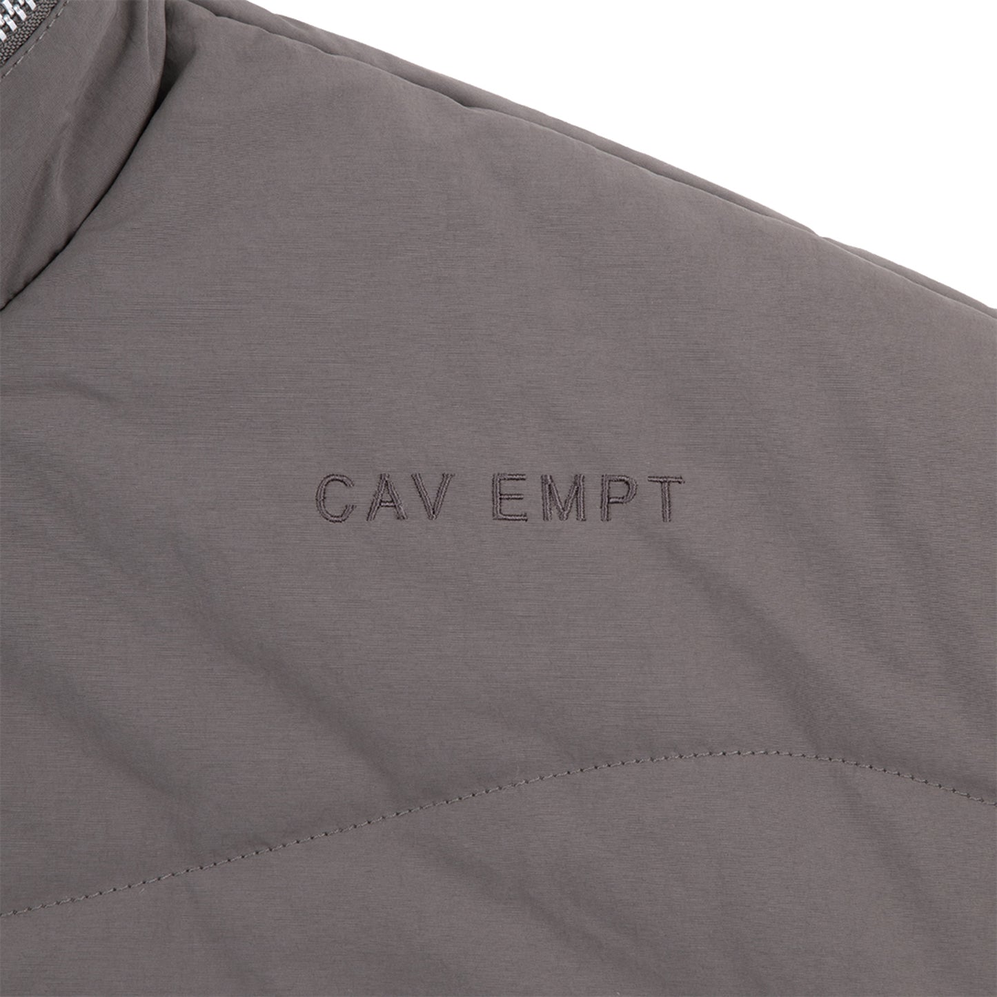 WAVE STITCH PUFF JACKET / GREY