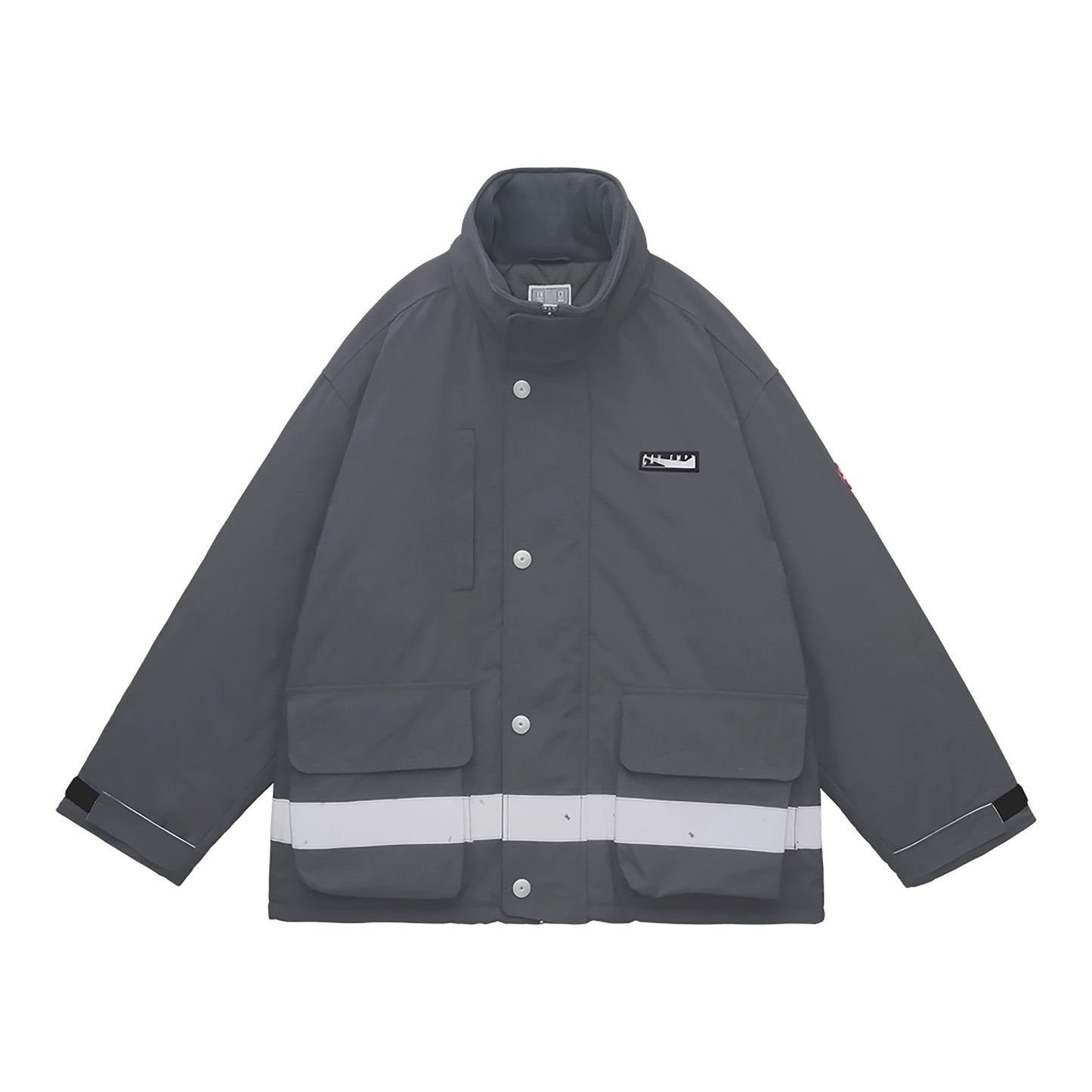 REFLECT TAPE WATCH JACKET / GREY