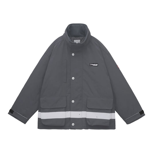 REFLECT TAPE WATCH JACKET / GREY