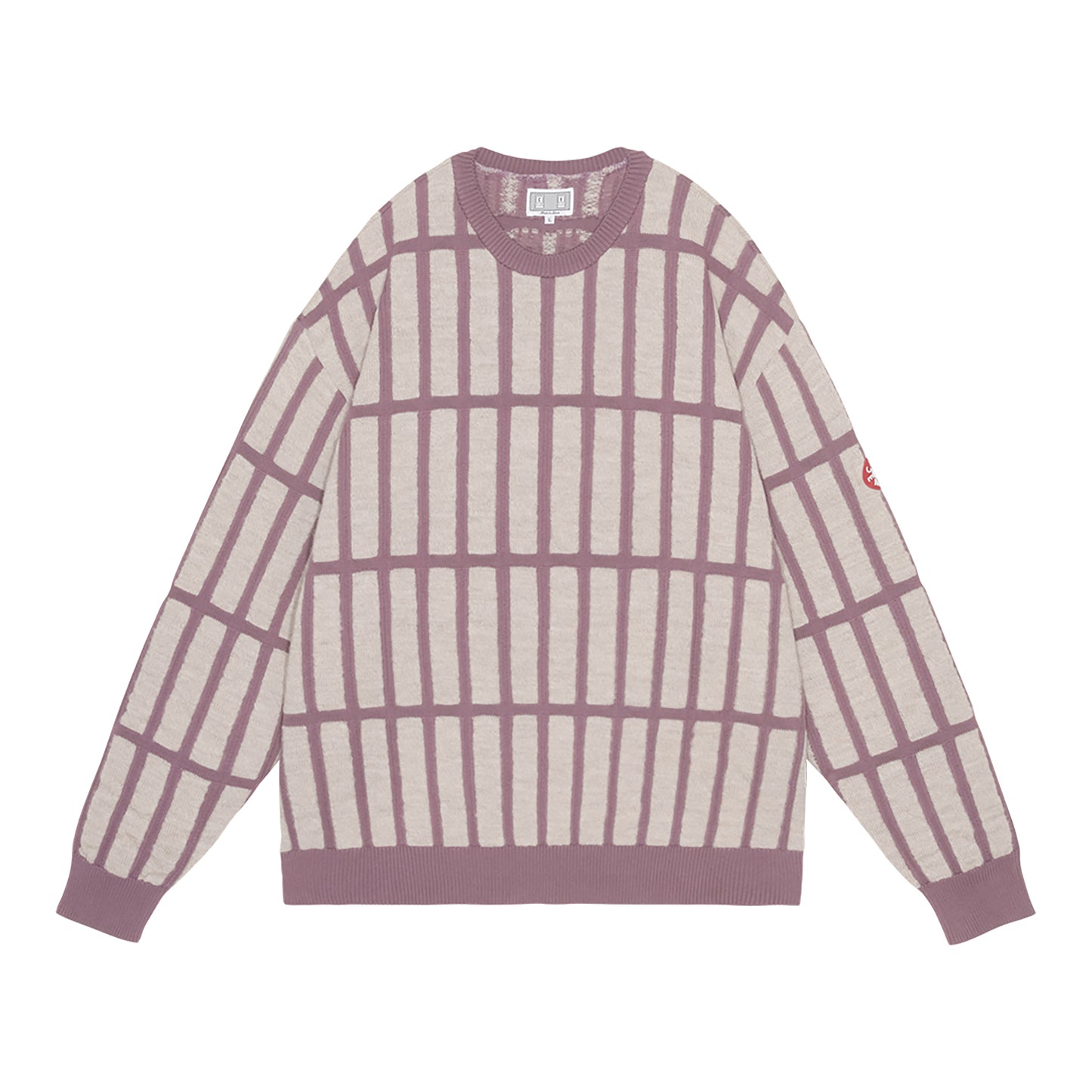 RECTANGULAR BAR KNIT / PURPLE