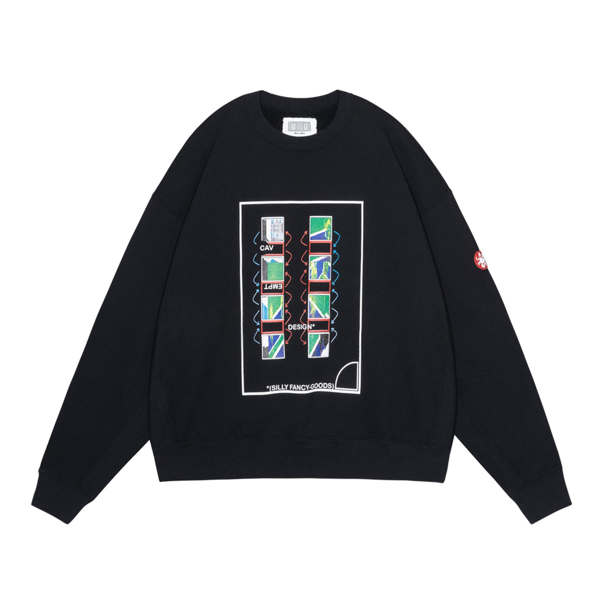 MD CHARGED CREW NECK / BLACK