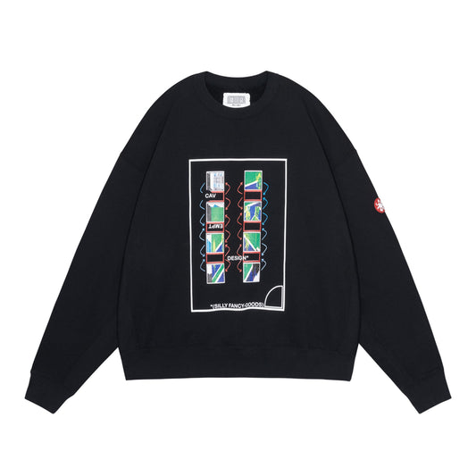 MD CHARGED CREW NECK / BLACK