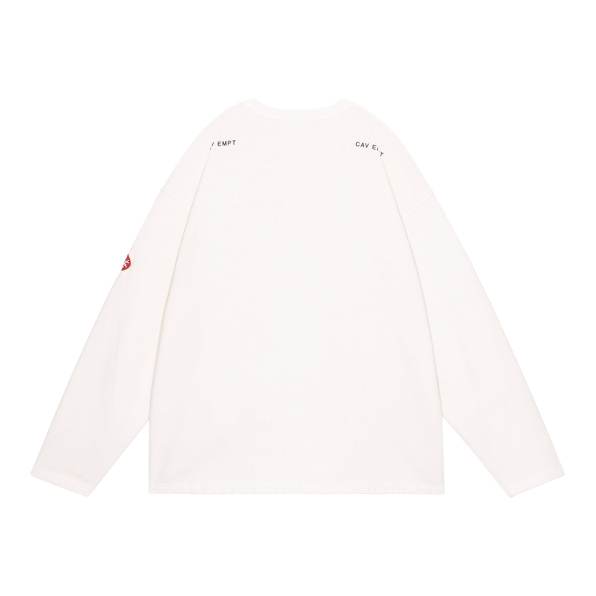 WASHED AS HYDRODW LONG SLEEVE / WHITE
