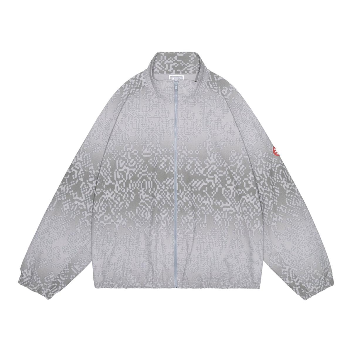 PANELED DIGI7 ZIP JACKET / GREY