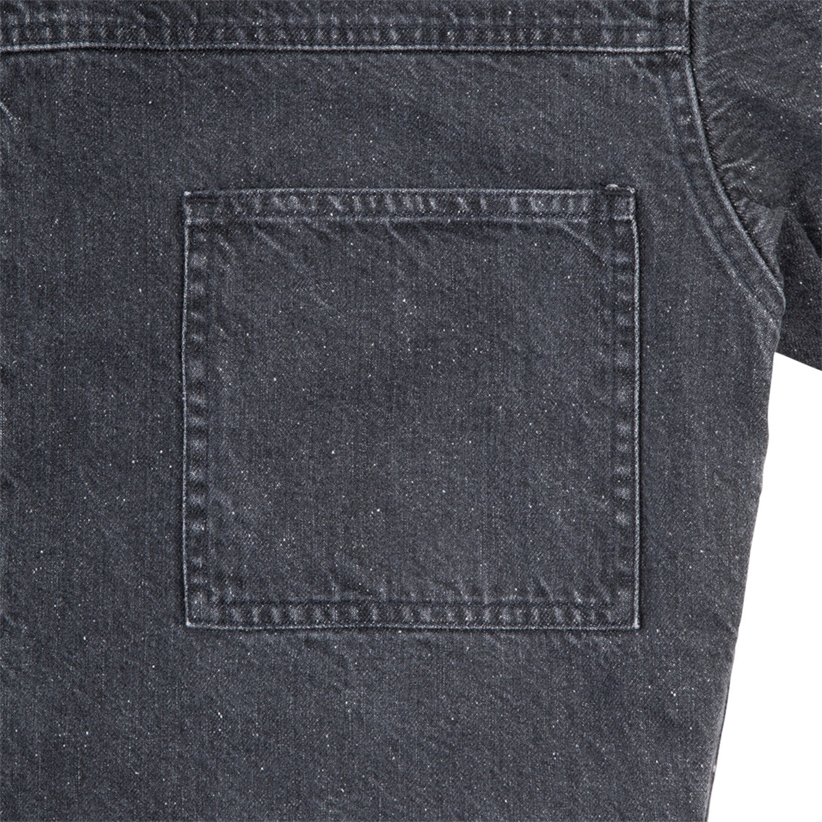 BLACK NEP DENIM TRUCKER JACKET / GREY