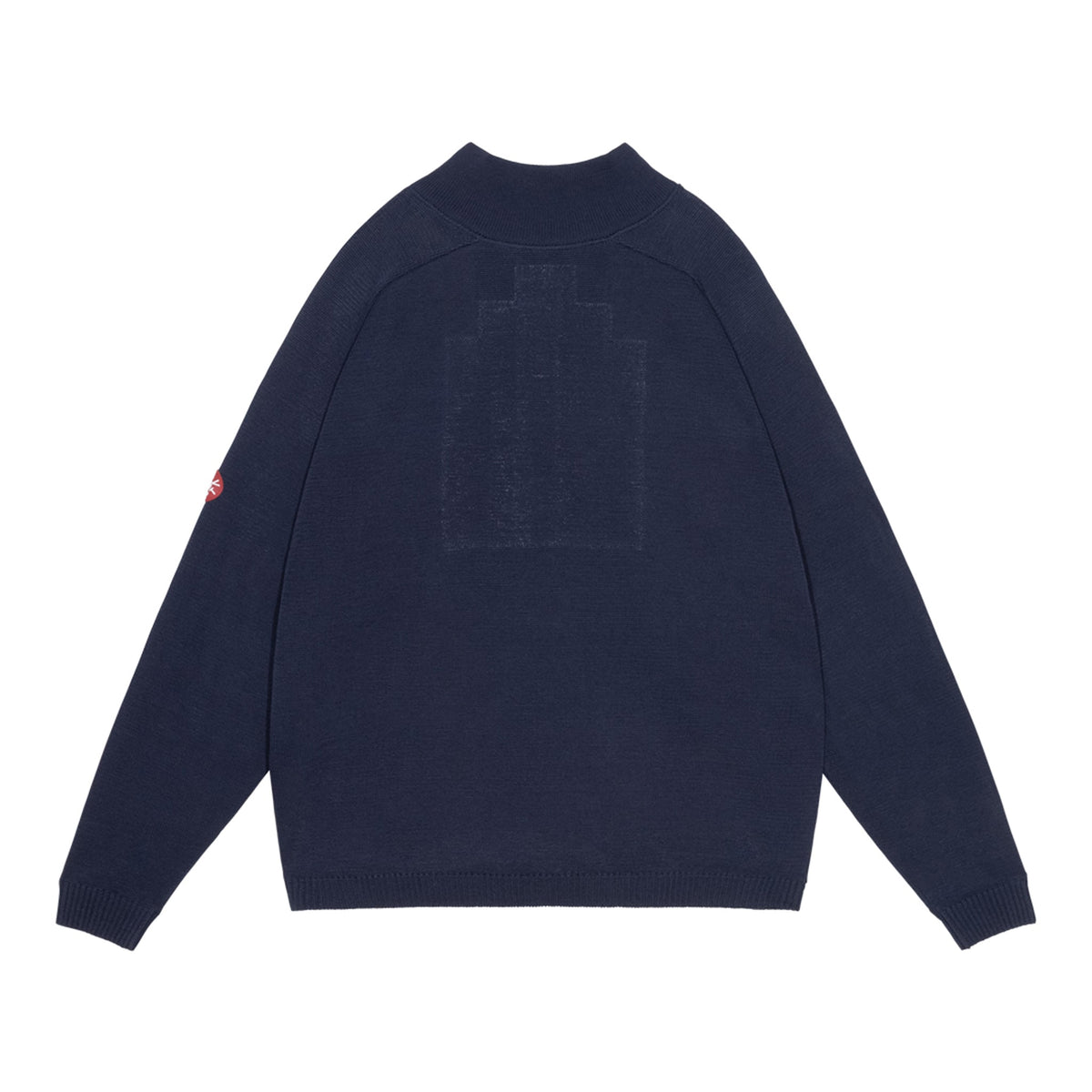 HALF BUTTON UP KNIT / NAVY