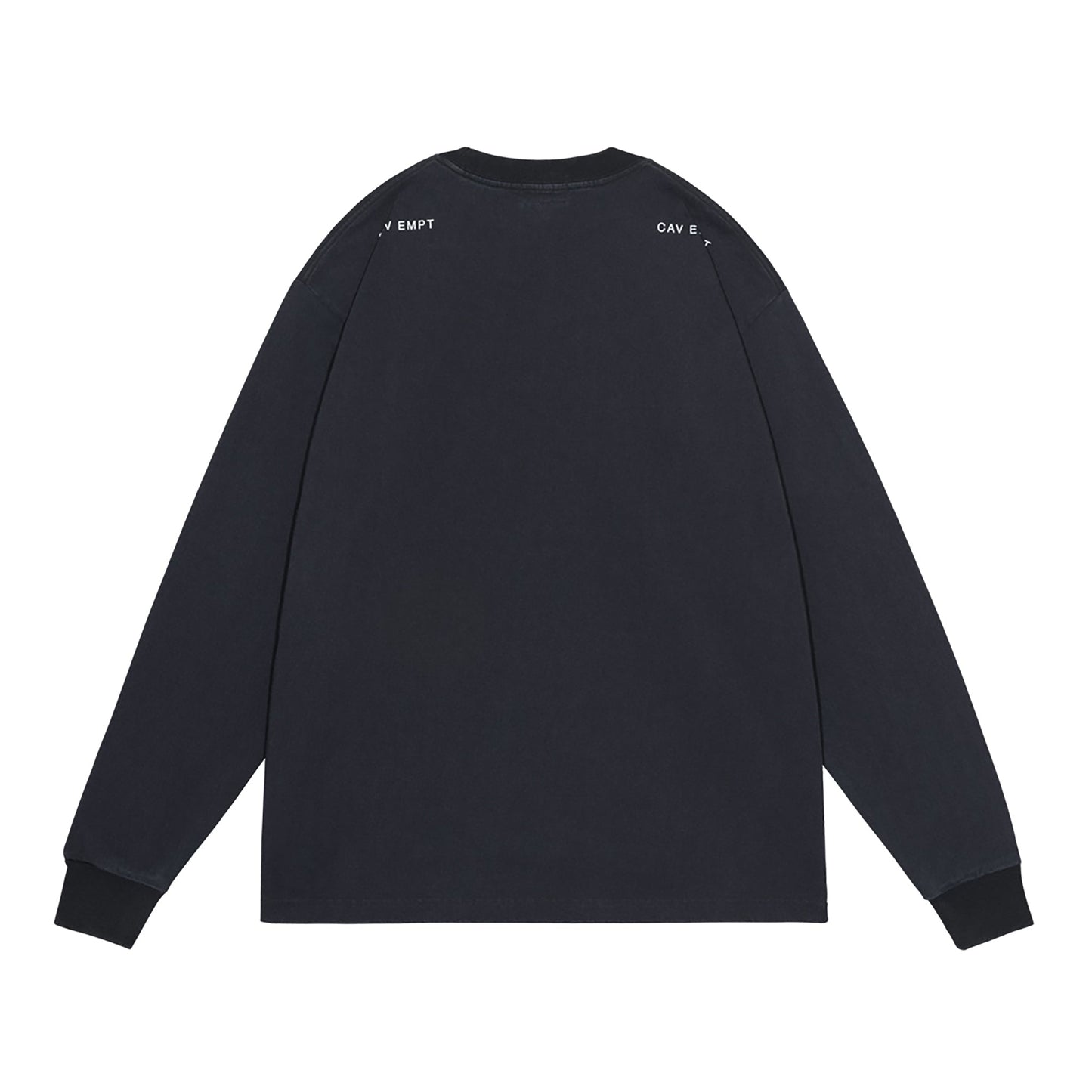 WASHED AS MERE REALITY LONG SLEEVE T / BLACK