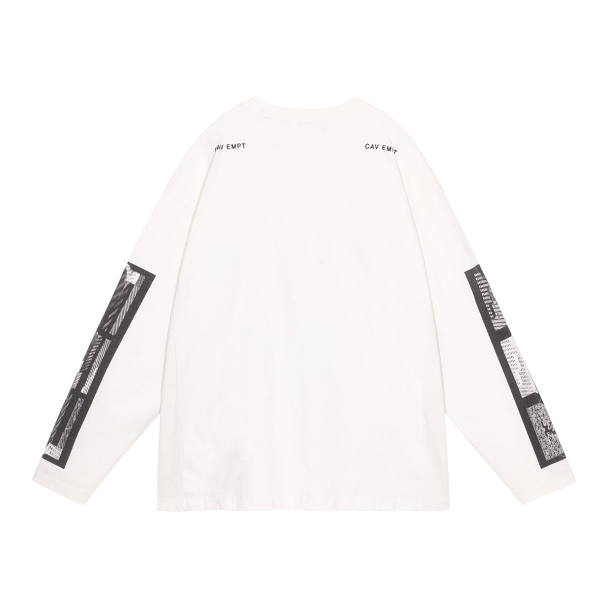 WASHED MD COINCIDENT LONG SLEEVE T / WHITE