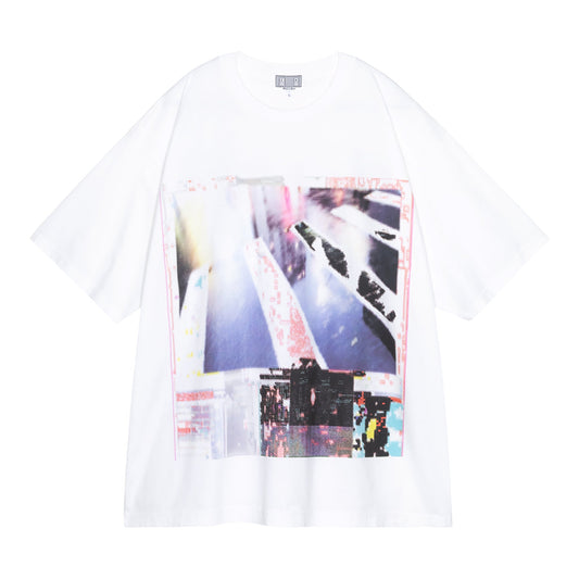 MD CROSSED WIRES BIG T / WHITE