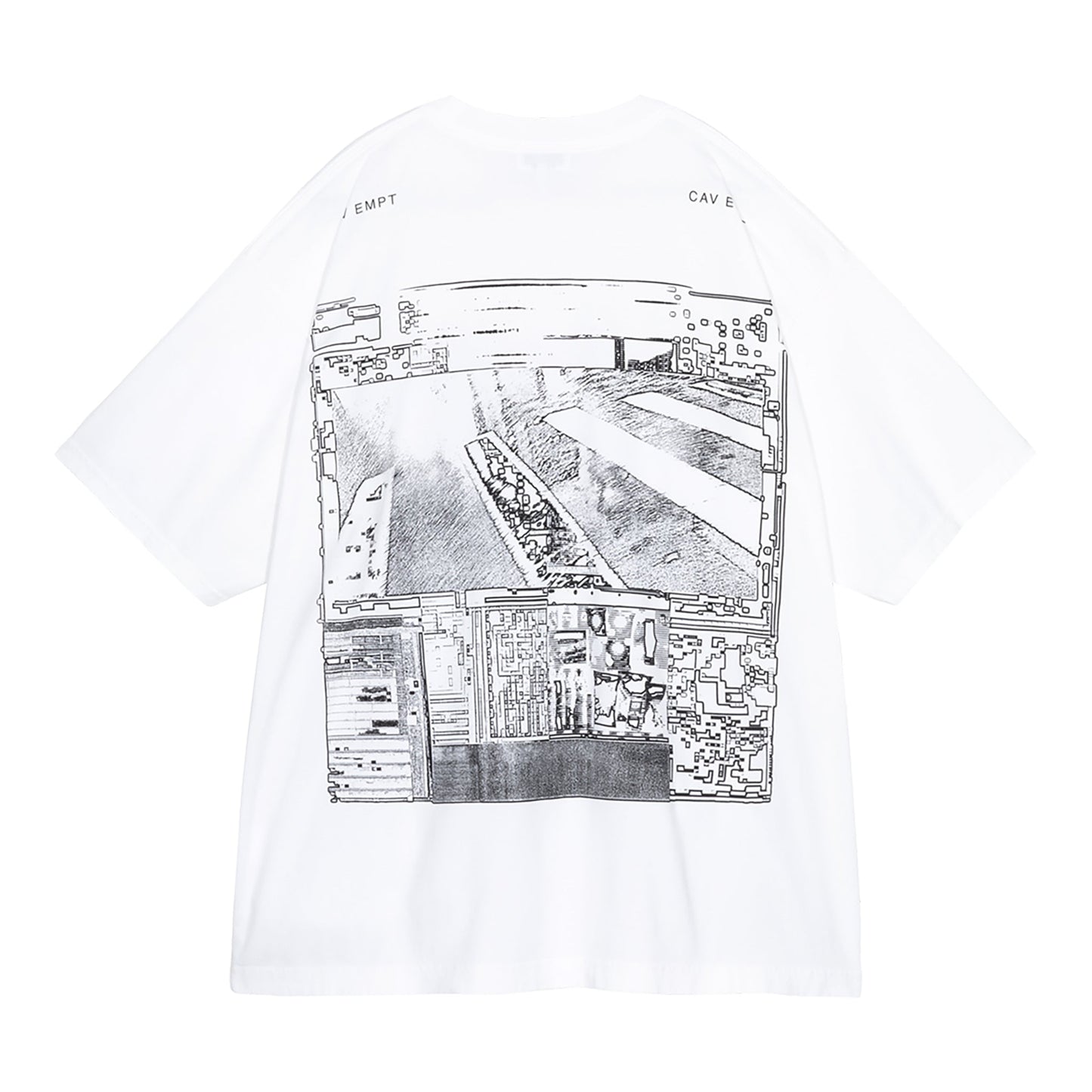 MD CROSSED WIRES BIG T / WHITE
