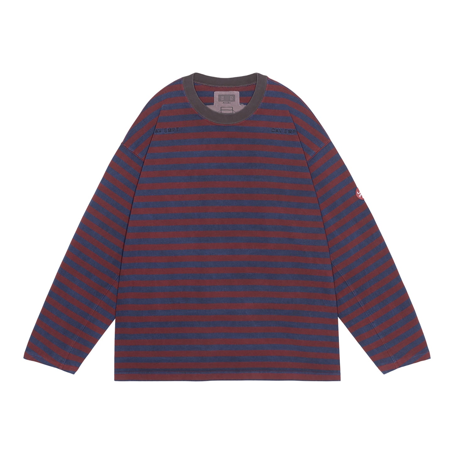OVERDYE SYRIPE LONG SLEEVE / BROWN