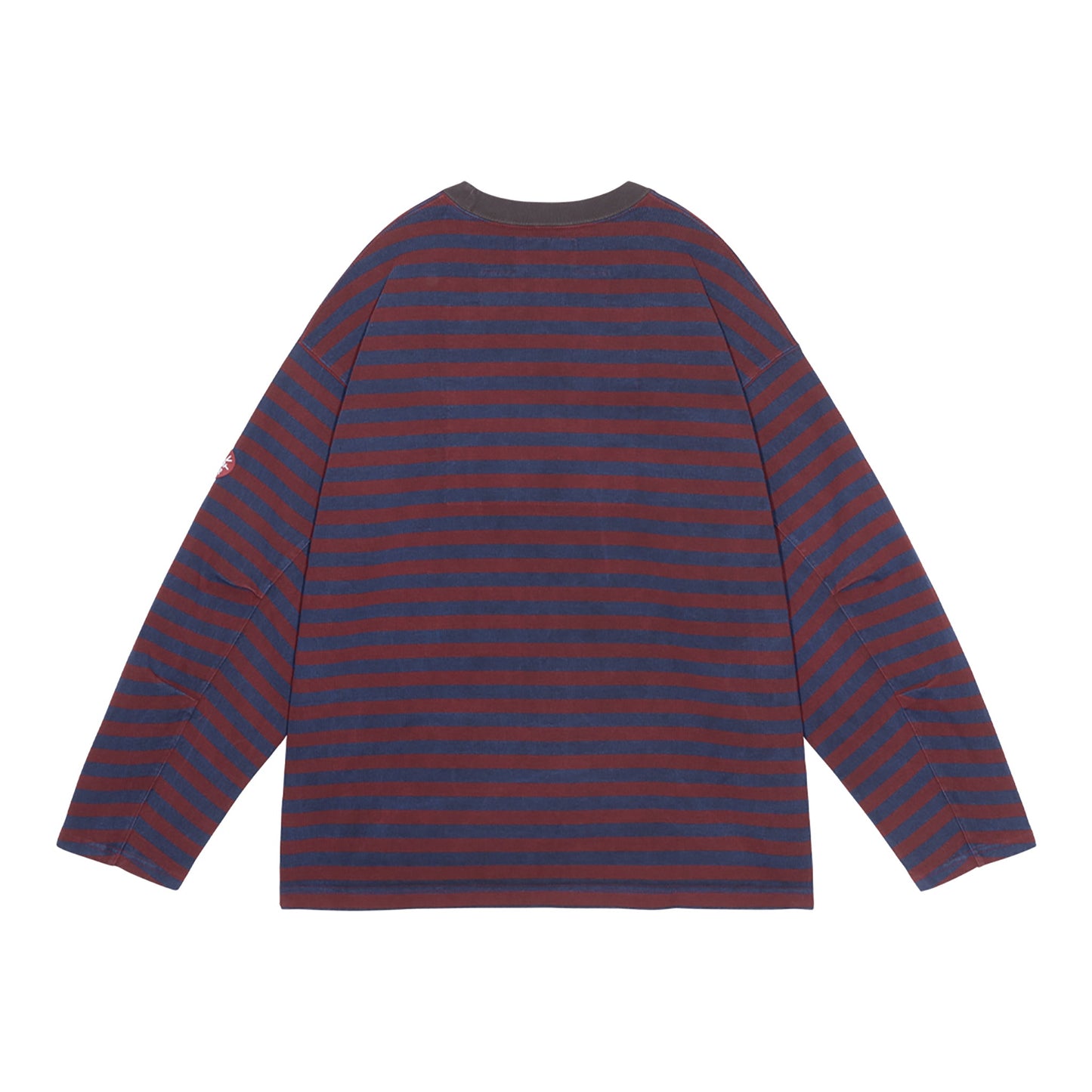 OVERDYE SYRIPE LONG SLEEVE / BROWN
