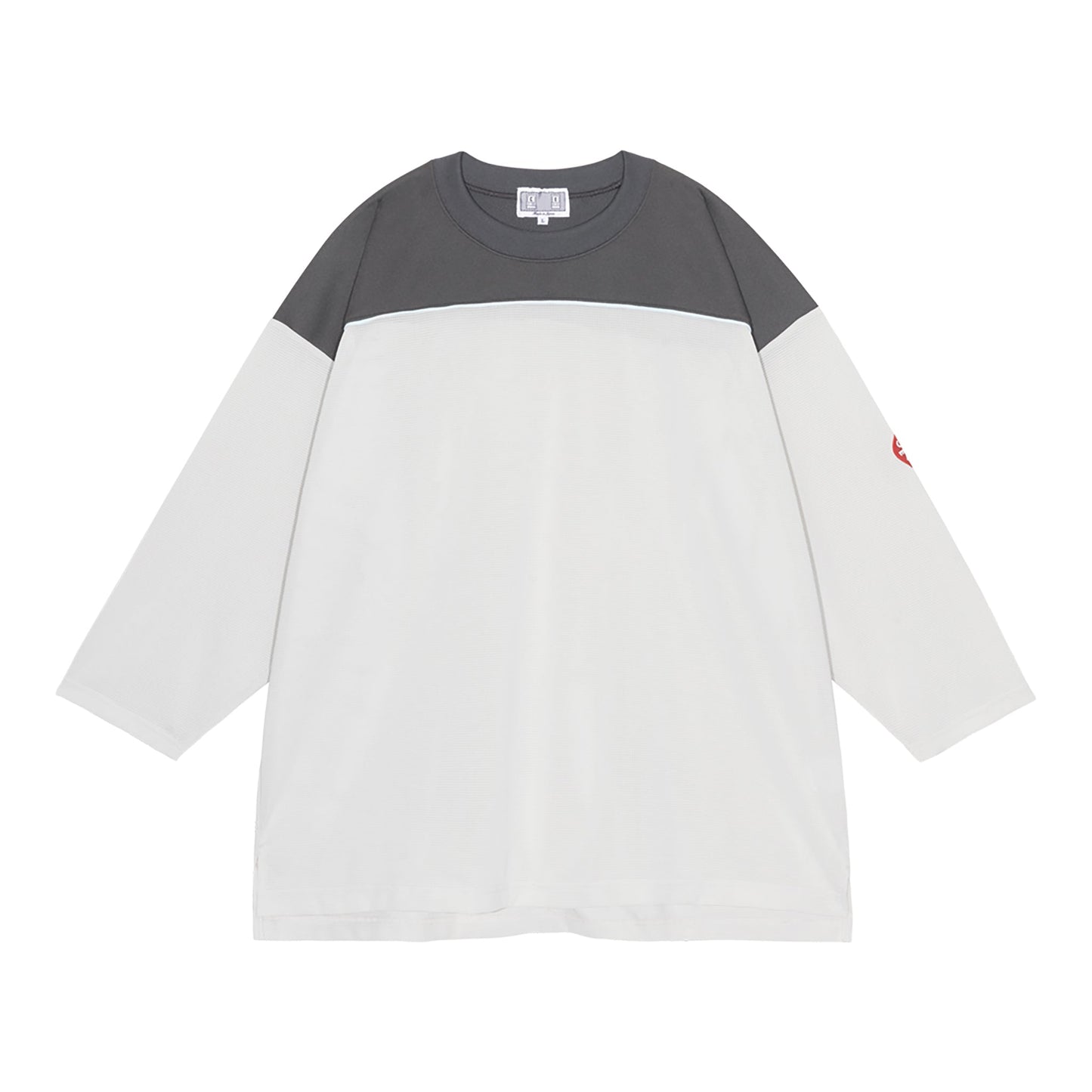MESH FB CREW NECK / GREY
