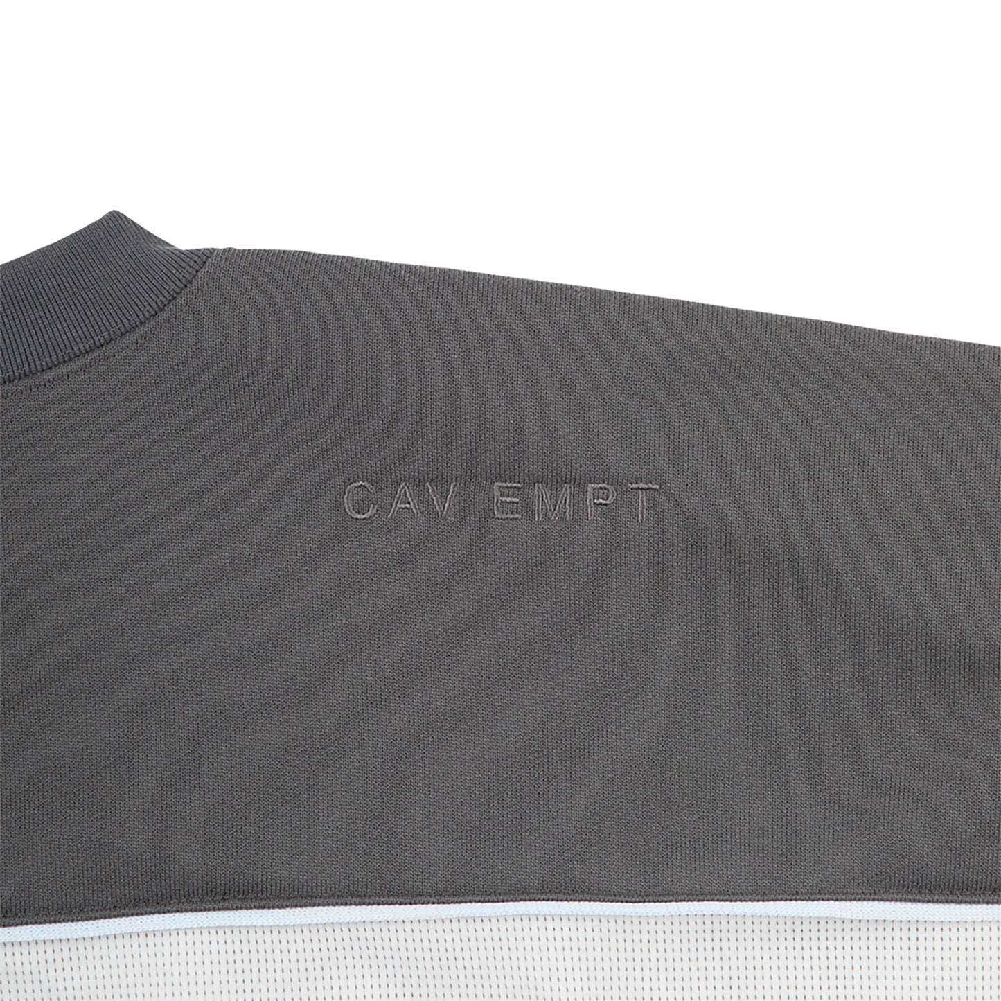 MESH FB CREW NECK / GREY