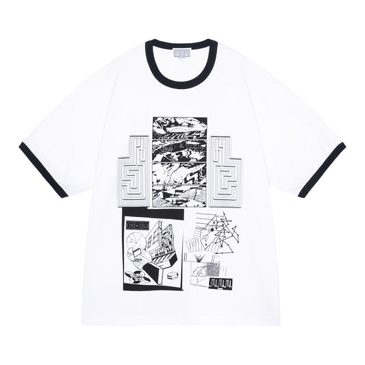 FK SEQUENCINGPATCH RINGER T / WHITE