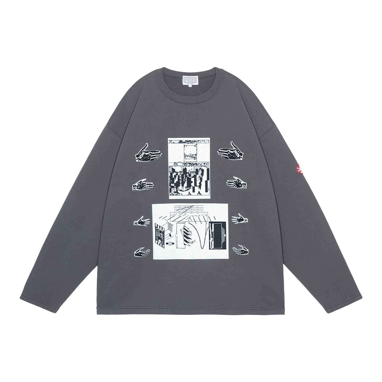 FK EXPDWP LONG SLEEVE / CHARCOAL