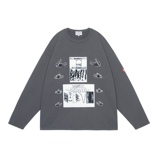 FK EXPDWP LONG SLEEVE / CHARCOAL