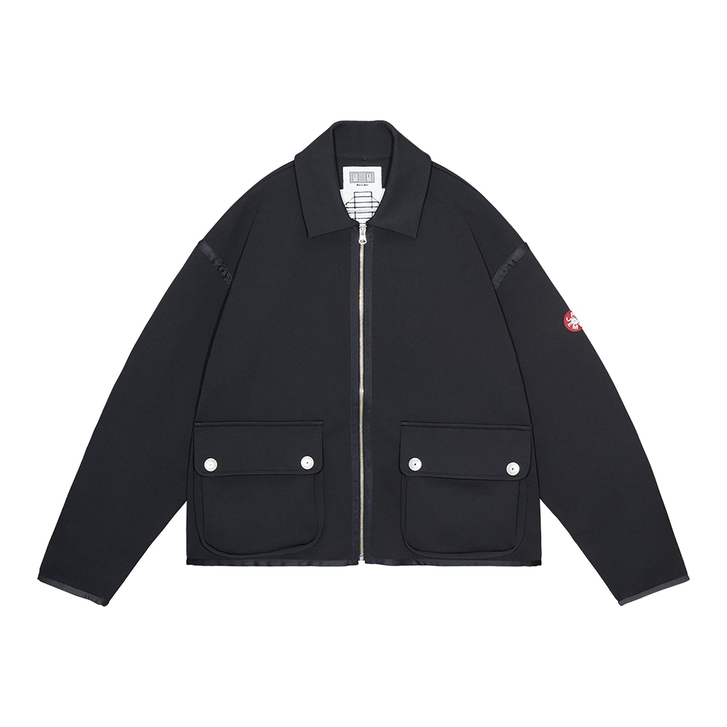 SMOOTH ZIP UP / BLACK