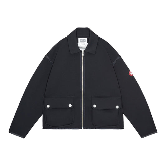 SMOOTH ZIP UP / BLACK