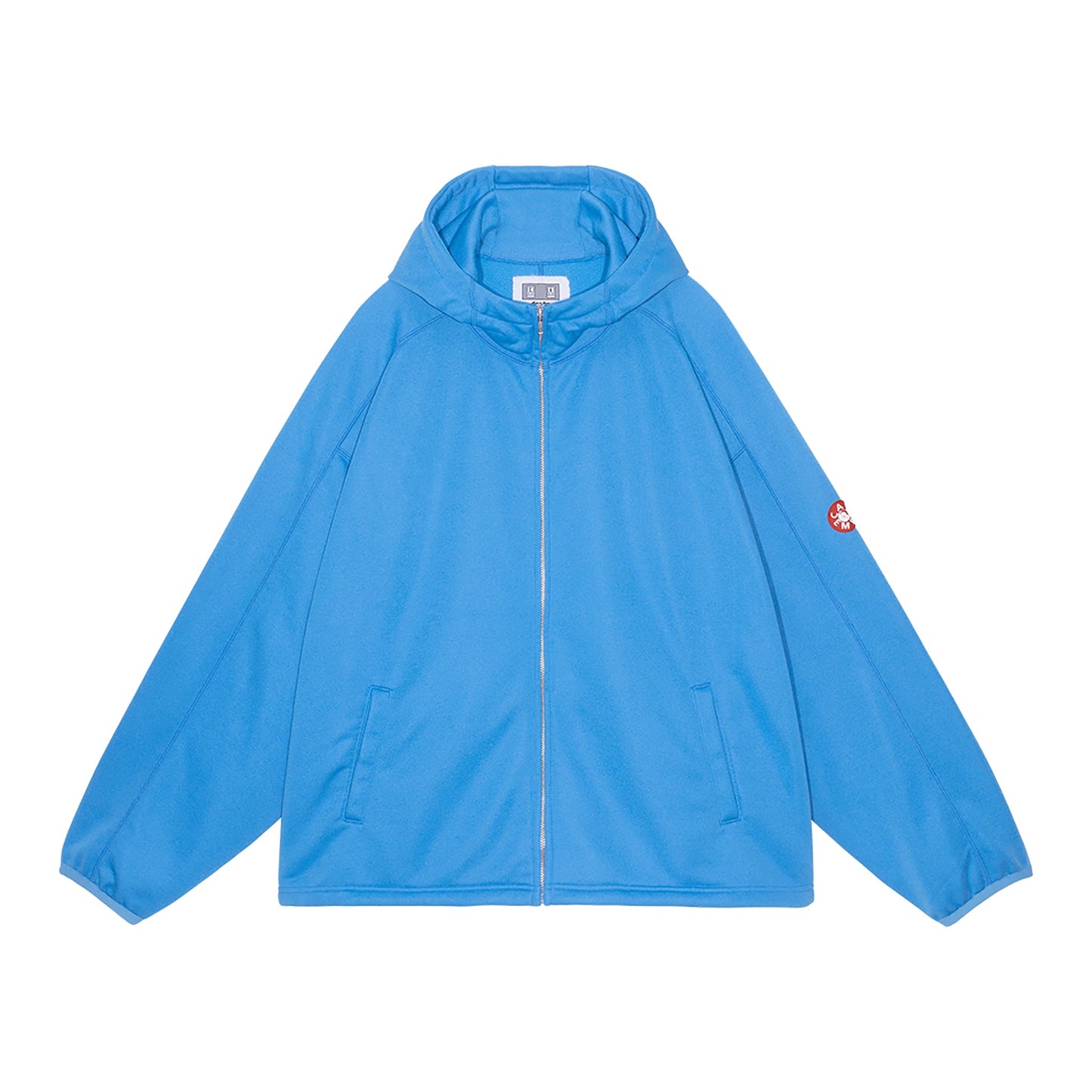 PE JERSEY ZIP HOODY / BLUE
