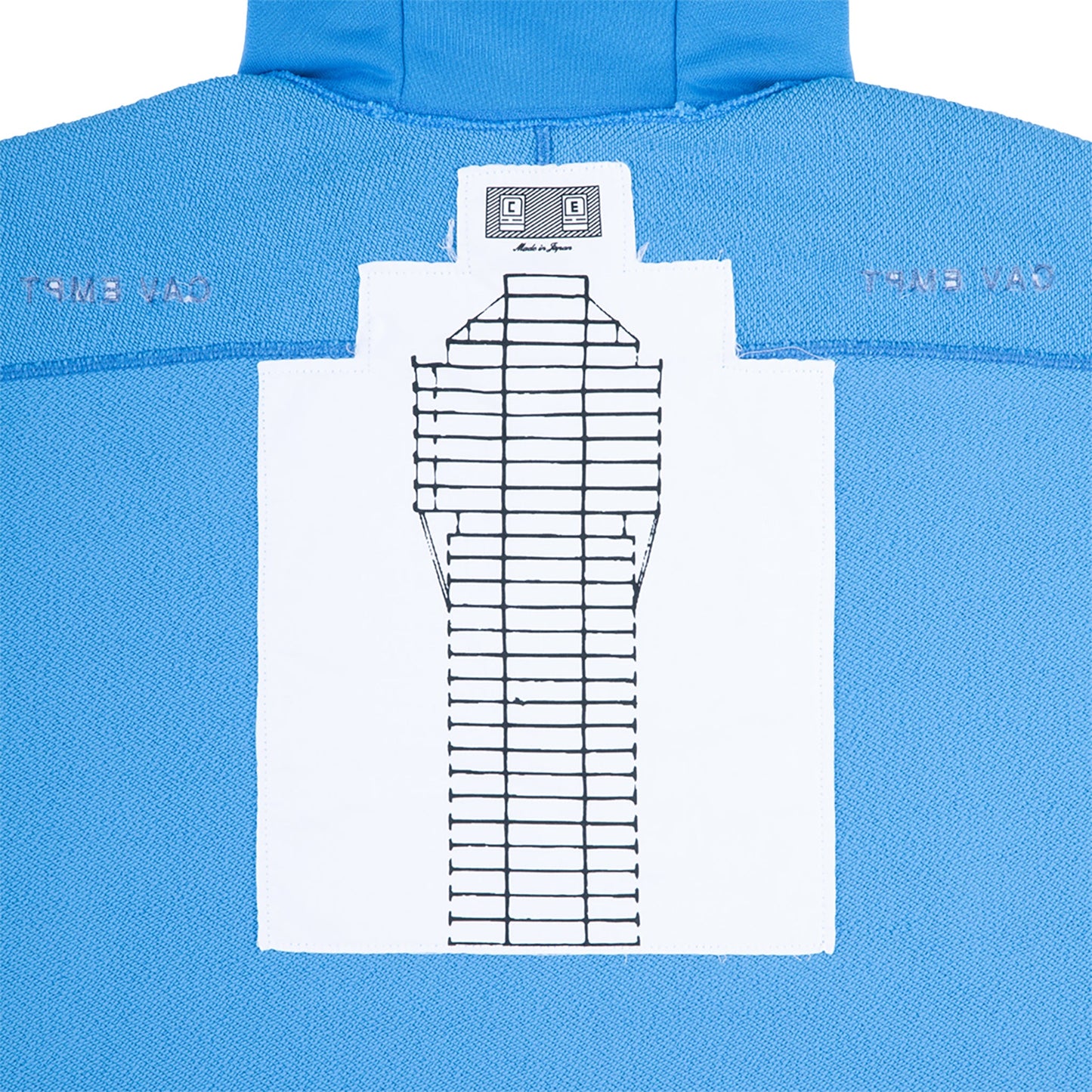PE JERSEY ZIP HOODY / BLUE
