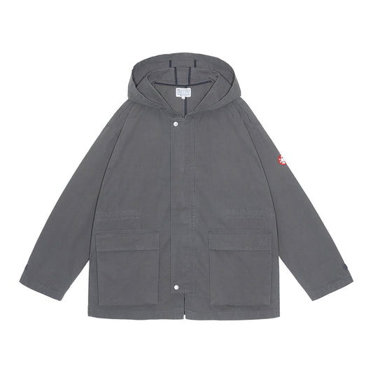 COTTON HOOD JACKET / CHARCOAL