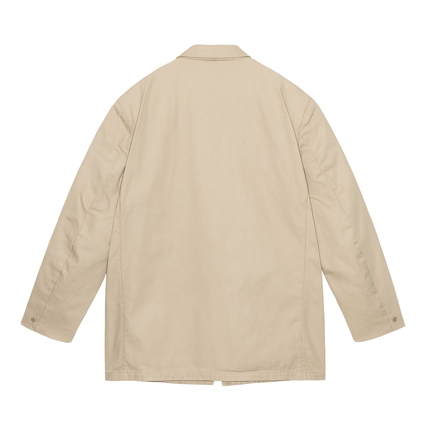 COTTON LAPEL JACKET / BEIGE