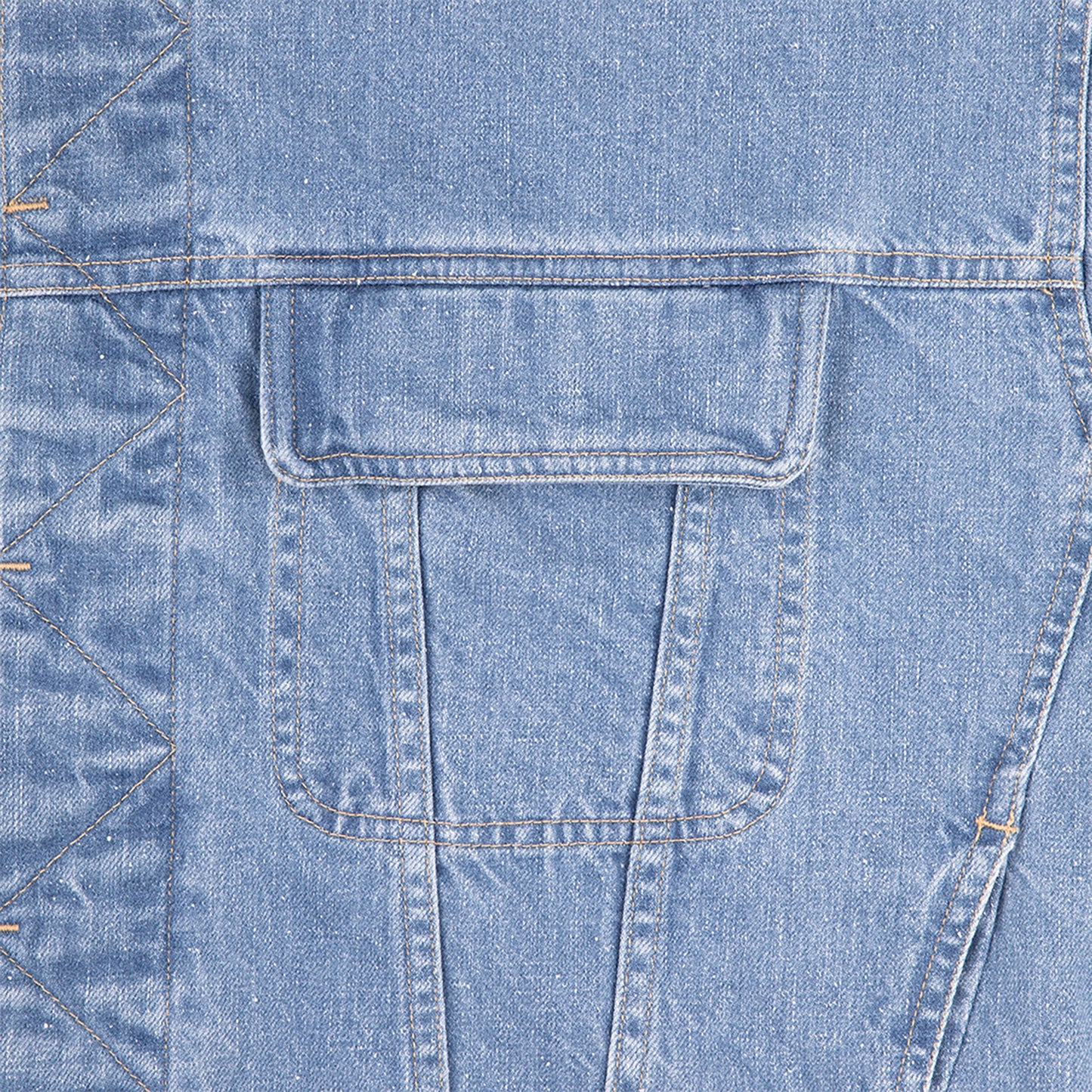 WASHED NEP DENIM TRUCKER JACKET / INDIGO