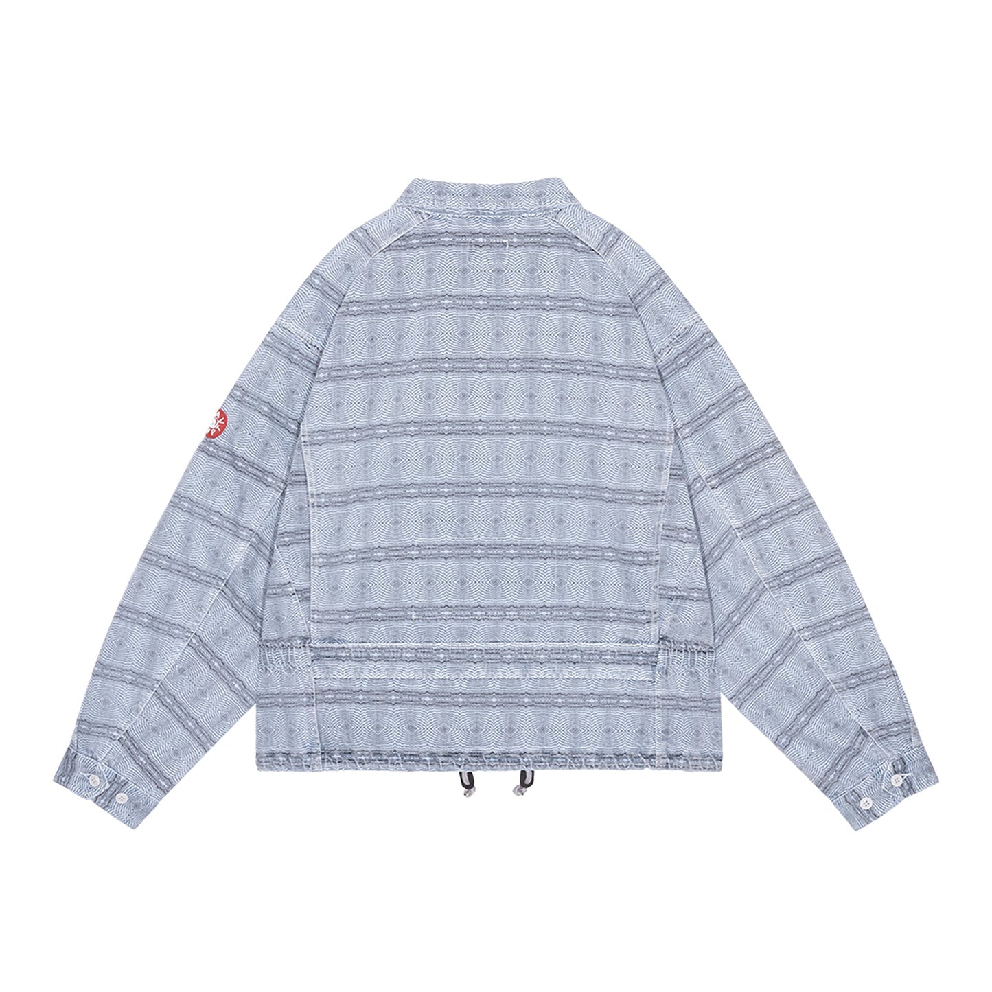 OVERDYE FK PATTERN BUTTON JACKET / BLUE