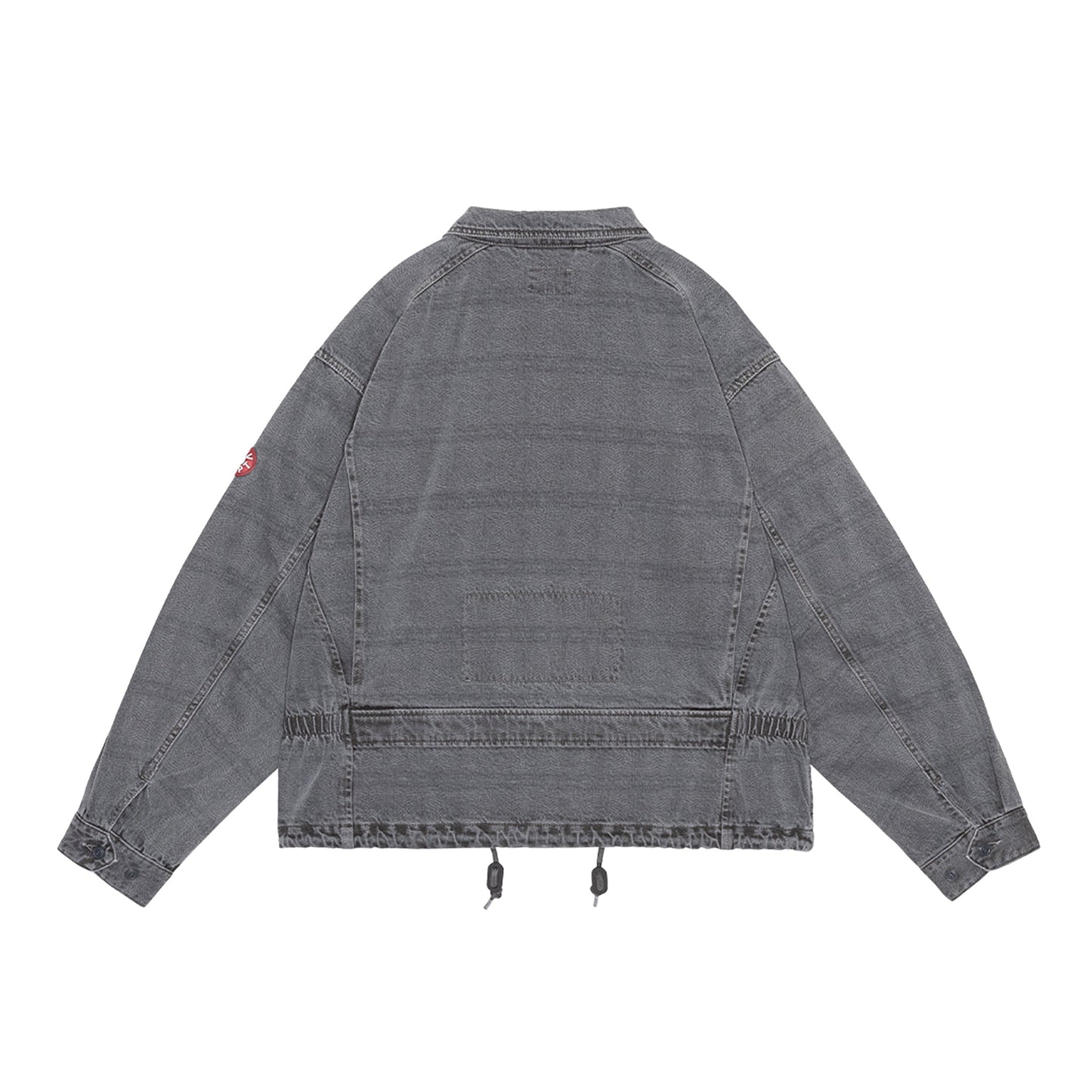 OVERDYE FK PATTERN BUTTON JACKET / CHARCOAL