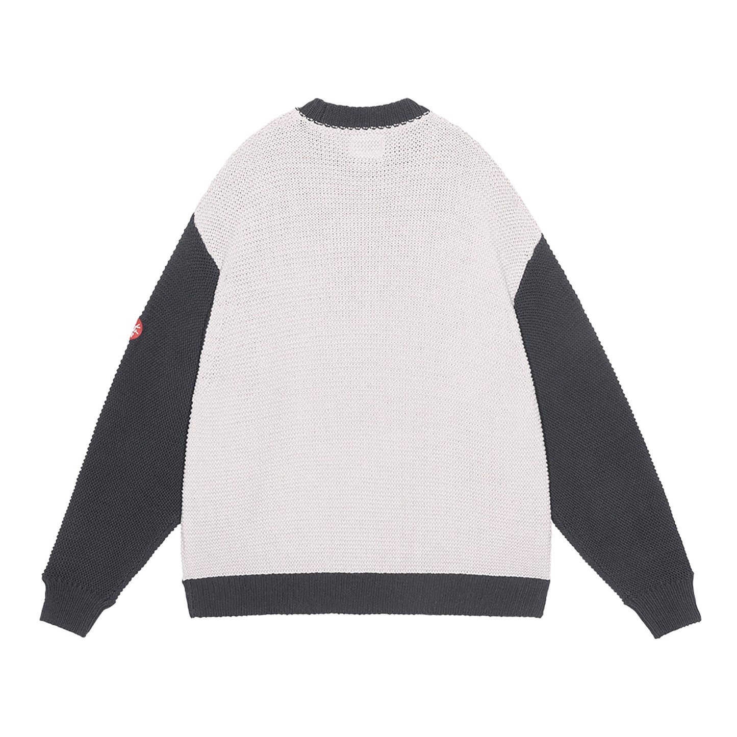 CLOURED COTTON KNIT / GREY