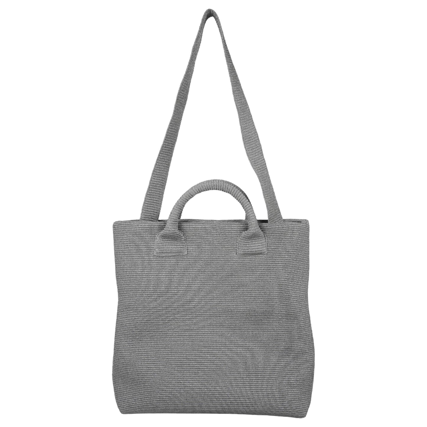 STRATUM METAL TOTE BAG / SILVER